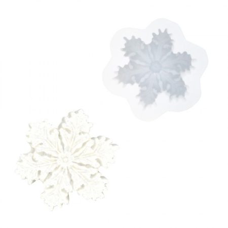 Silicone mold 7,7cm x 7,1cm x 3,3cm  Snowflake