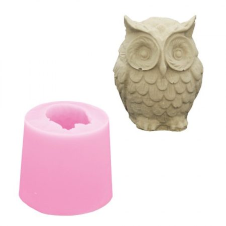 Silicone mold 5,5cm x 6,5cm x 6,5cm - Small owl