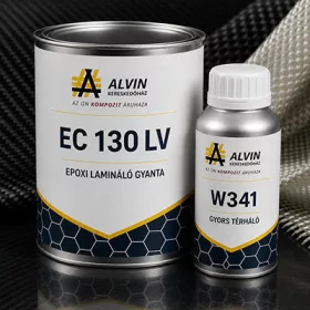 EC 130 LV epoxy resin + W 341 hardener 1+0,3 kg