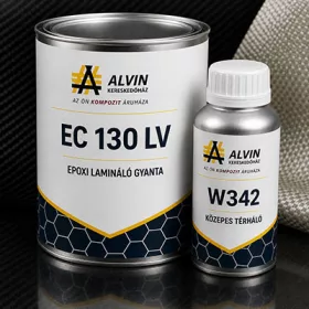 EC 130 LV epoxy resin + W 342 hardener 1+0,3 kg