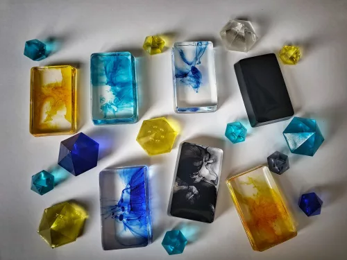 EPOXY CASTING RESIN, CLEAR, UV STABILIZED WITH  35-45 MIN. PROCESS TIME in different sizes