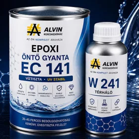   EPOXY CASTING RESIN, CLEAR, UV STABILIZED WITH  75-95 MIN. PROCESS TIME in different sizes