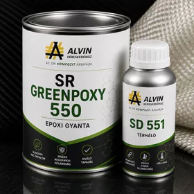 SR 5550 epoxy resin + SD 5502 hardener (1+0,3 kg)