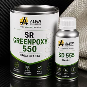 SR 5550 epoxy resin + SD 5502 hardener (1+0,3 kg)