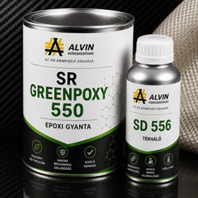 SR 5550 epoxy resin + SD 5502 hardener (1+0,3 kg)