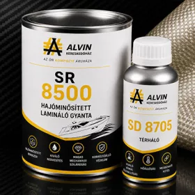 SR 8500 epoxy resin + SD 8705 hardner 1+0,35 kg