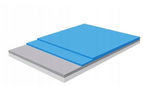 Epoxy floor system is a thin top coat in several types of packaging