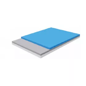   Epoxy floor system with a thick top coat in several types of packaging