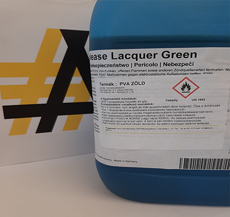 PVA release agent 741-0652 green (4,5kg/can)