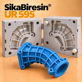   SikaBiresin® UR595 kék poliol (UR5895BE)/UR505 ISO (UR5805) többféle kiszerelésben